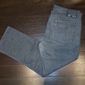 MEN'S LIGHT BLACK/GRAY LEVI STRAUSS 514 JEANS DENIM PANTS $89 SZ 36x29